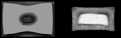 Fig. 2: TEM bright field image of coated BaTiO3 by means of spray hydrolysis