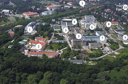 Luftbild Lageplan Weinbergcampus