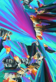 Textur Flüssigkristall rechts 2