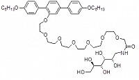 Figure 2: Example of a polyphile, used for forming hexagonal bicelles with phospholipides (see Scholtysek et al., J. Phys. Chem. accepted)