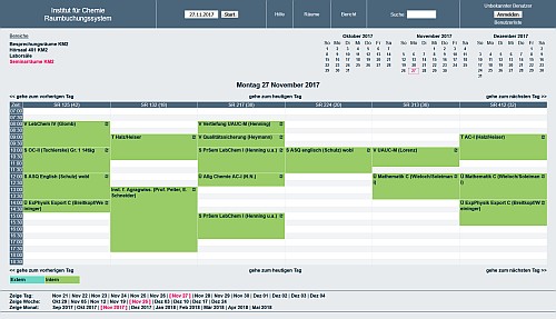 Raumbuchungssystem am Institut fr Chemie (Thumbnail)
