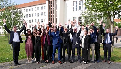 Die Absolventinnen und Absolventen der Lebensmittelchemie 2023