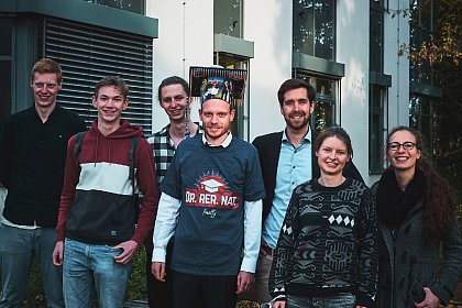 A group photo at Pascal's defence